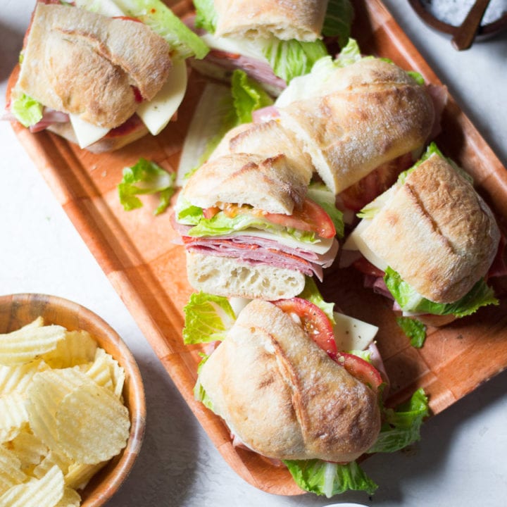 The Best Italian Subs - perfect for a picnic, party, or weekly lunches | Sarcastic Cooking