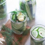 Refrigerator Garlic Dill Pickles