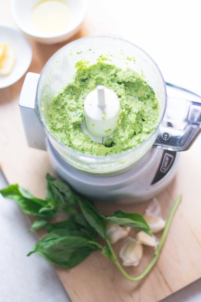 Zucchini Basil Pesto - #dairyfree #glutenfree #meatlessmonday | Sarcastic Cooking