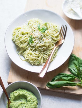 Homemade Zucchini Basil Pesto - Sarcastic Cooking