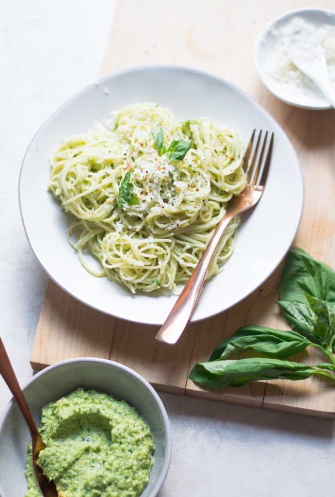 Homemade Zucchini Basil Pesto - Sarcastic Cooking