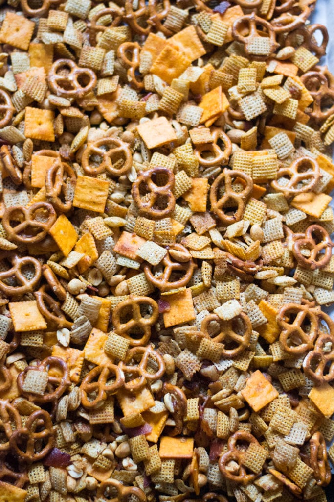 BBQ Bacon Chex Mix | Sarcastic Cooking