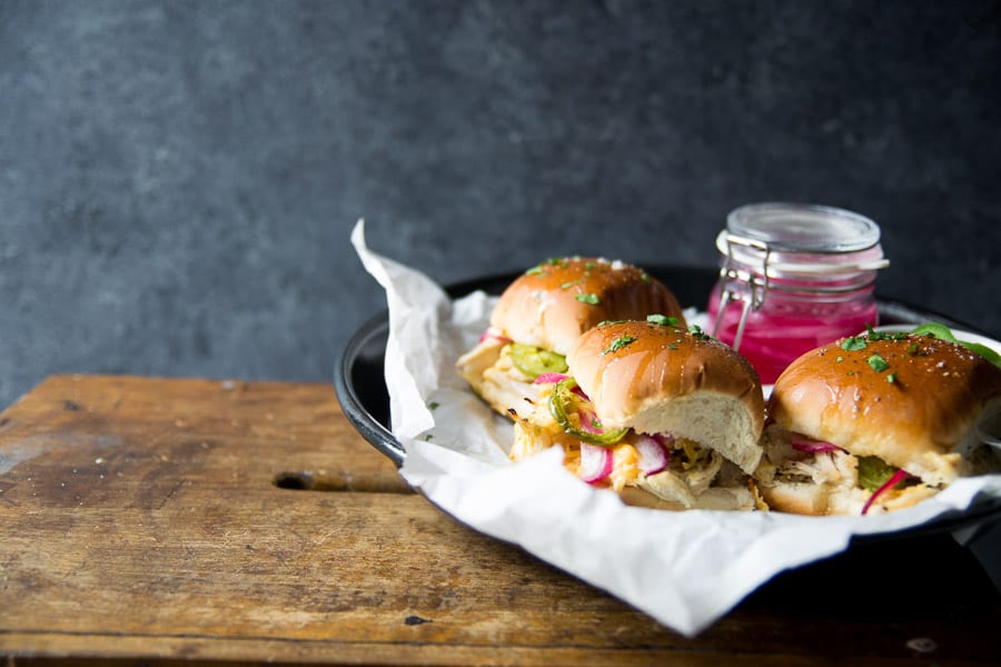 Sweet and Smoky BBQ Chicken Sliders made in the Instant Pot | Sarcastic Cooking
