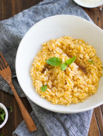 Instant Pot Brown Butter Pumpkin Risotto | Sarcastic Cooking