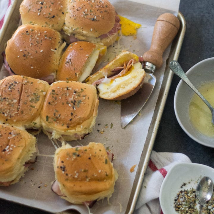 Inside Out Croque Madame Sliders | Sarcastic Cooking #croquemadame #slider