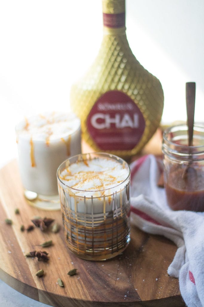 Spiked Salted Caramel Chai Latte | Sarcastic Cooking