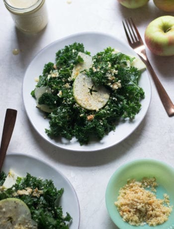 Apple and Massaged Kale salad | Sarcastic Cooking