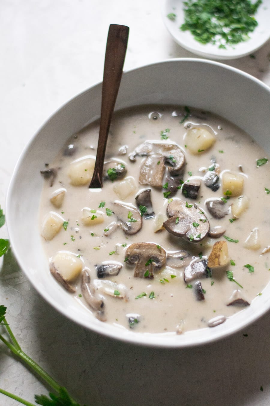 Creamy Mushroom and Potato Soup Sarcastic Cooking