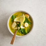 Lemon Lentil Spinach Soup
