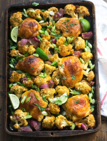 Sheet-pan Meal: Roasted Thai Red Curry Chicken and Cauliflower | Sarcastic Cooking