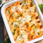 Creamy Roasted Red Pepper Stuffed Shells