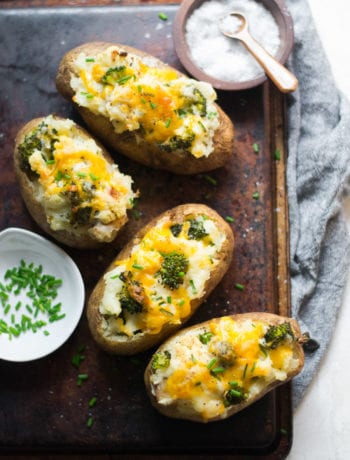 Cheesy Twice Baked Veggie Loaded Potatoes | Sarcastic Cooking