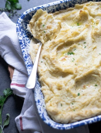 Overnight Refrigerator Mashed Potatoes - Sarcastic Cooking