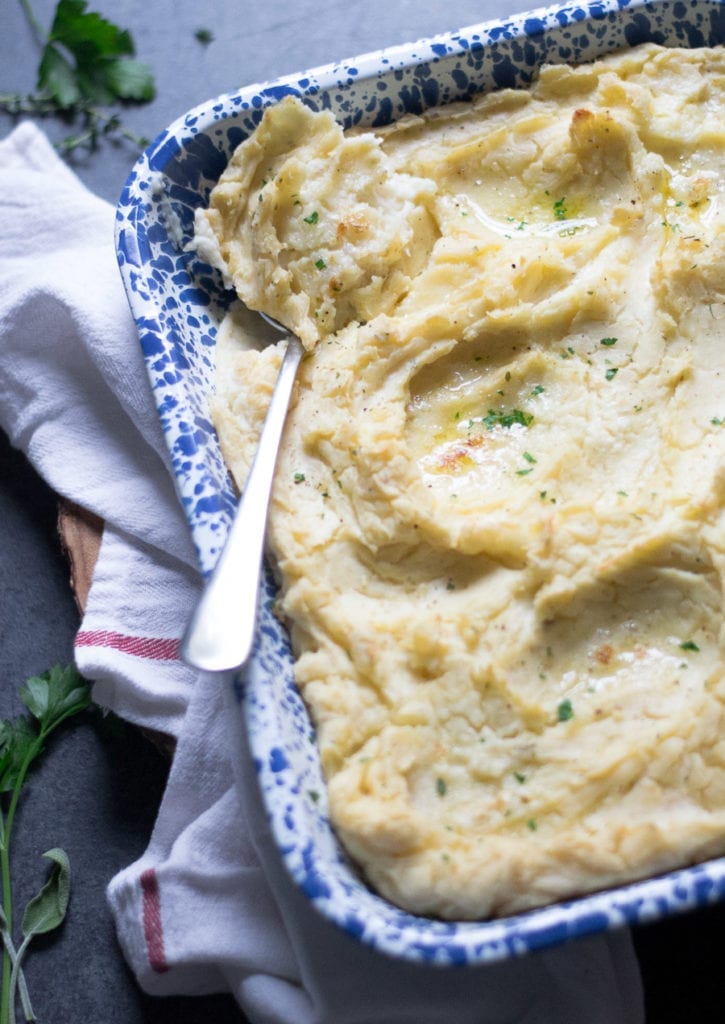 Overnight Refrigerator Mashed Potatoes - Sarcastic Cooking