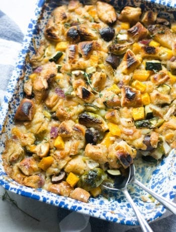 Vegetarian Squash and Mushroom Stuffing | Sarcastic Cooking