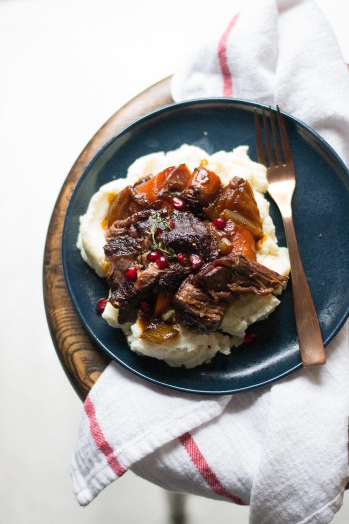 Balsamic Pomegranate Pot Roast | Sarcastic Cooking