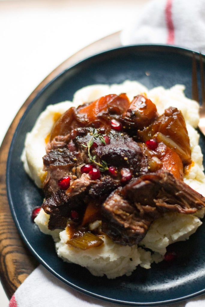 Balsamic Pot Roast over mashed potatoes | Sarcastic Cooking