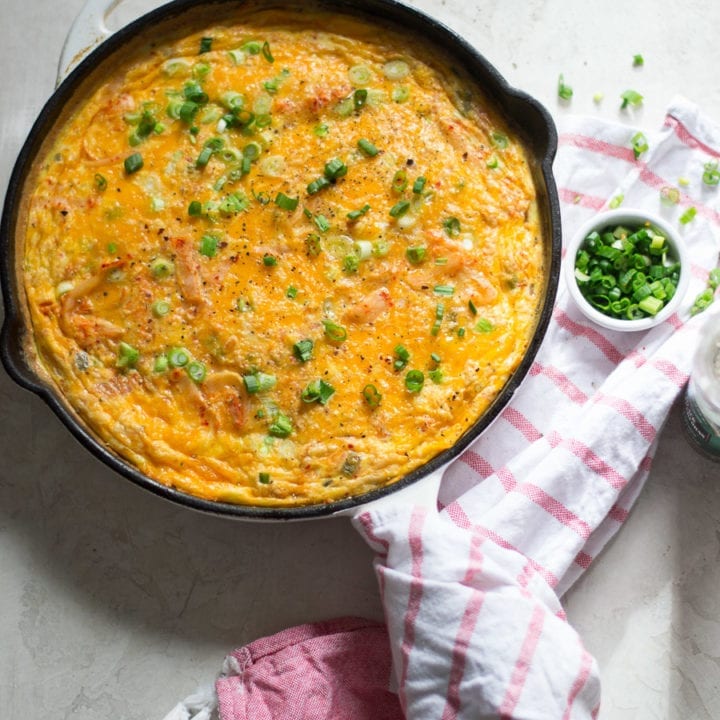 Kimchi and Cheddar Frittata | sarcastic Cooking