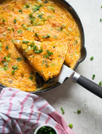 Kimchi and Cheddar Frittata | Sarcastic Cooking