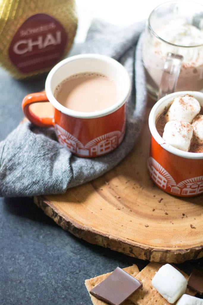 Spiked Hazelnut Chai Hot Chocolate | Sarcastic Cooking