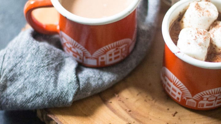 Spiked Hazelnut Chai Hot Chocolate