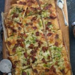 Bacon, Brussels Sprout, Ranch Pizza