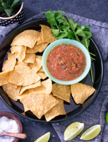 Roasted tomato and Tomatillo Salsa | Sarcastic Cooking