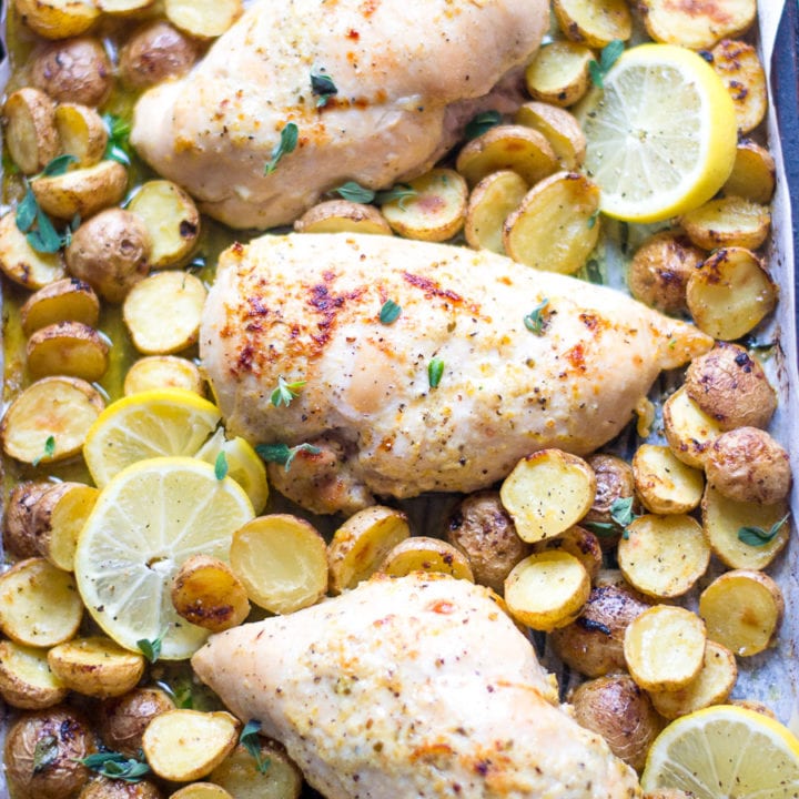 Baked Greek Lemon Chicken and Potatoes | Sarcastic Cooking