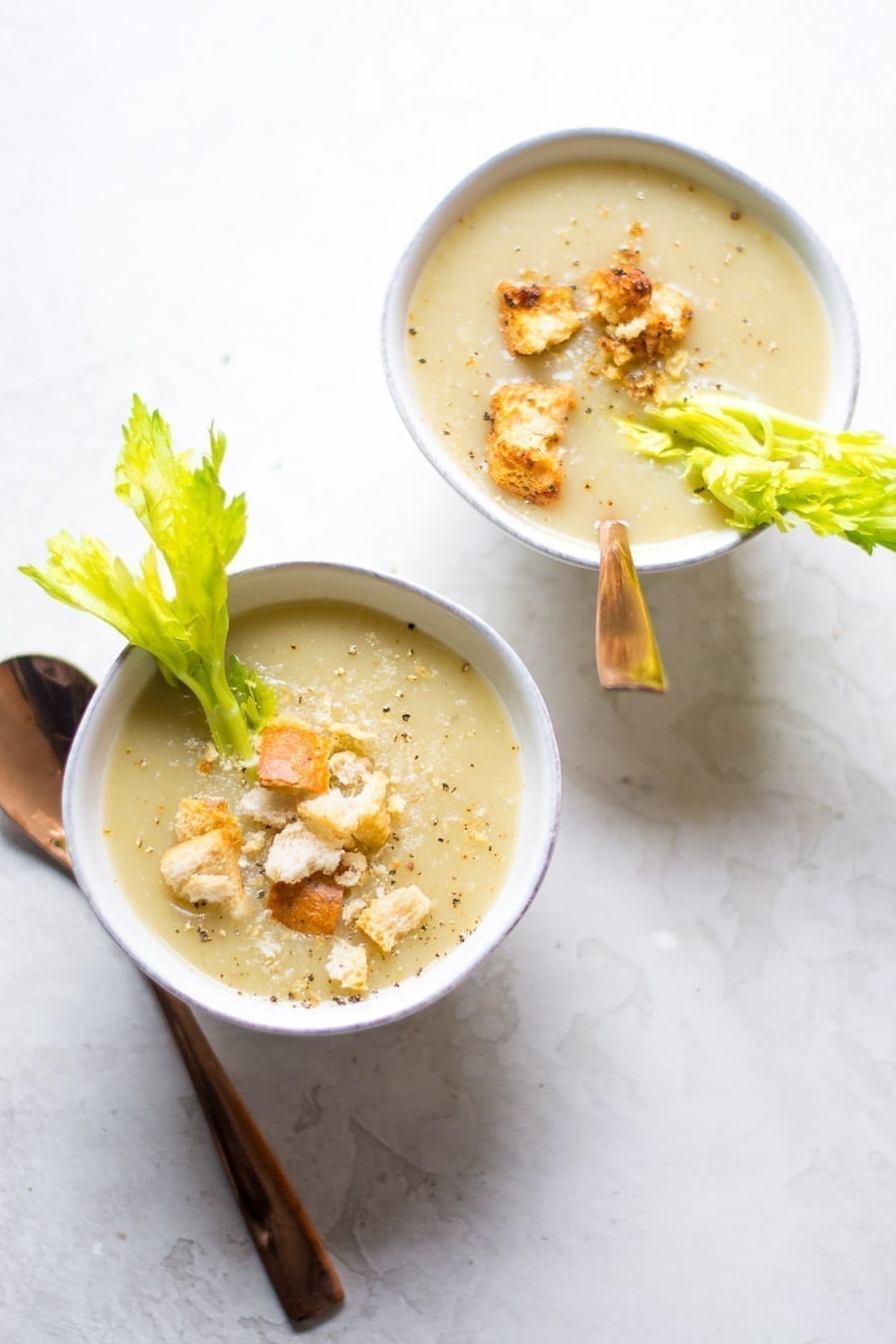 Slow Cooker Celery Soup - Sarcastic Cooking