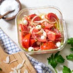 Marinated Tomato and Mozzarella Salad