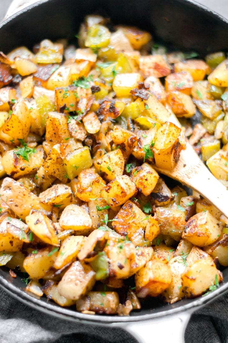 Classic Skillet Breakfast Potatoes - Sarcastic Cooking