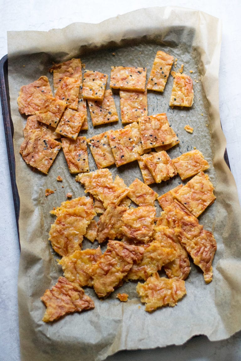 Sourdough discard cheese crackers sarcastic cooking