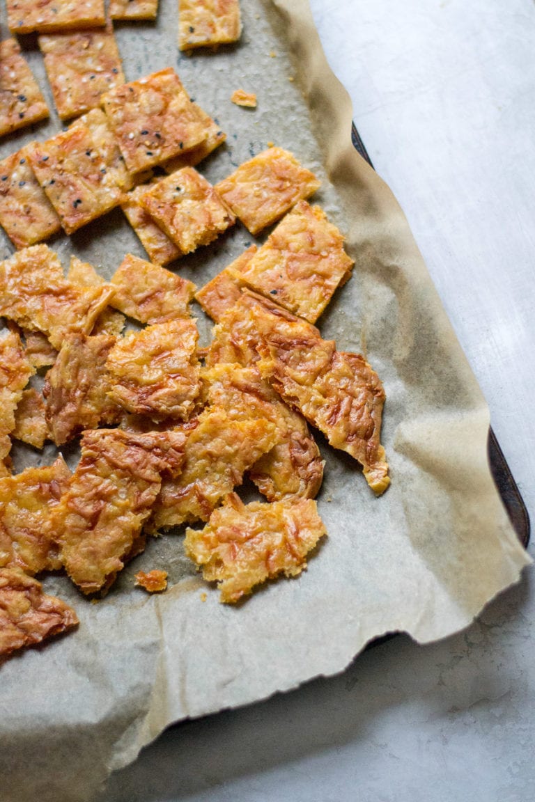 Sourdough Discard Cheese Crackers | Sarcastic Cooking