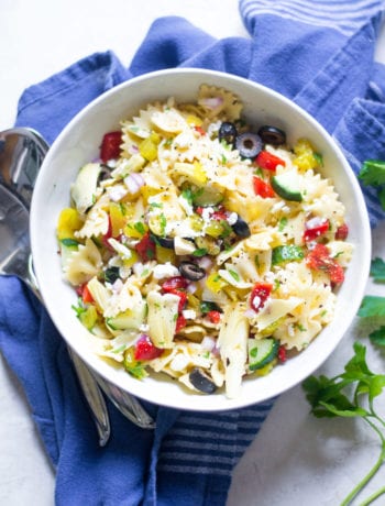 Greek Pasta Salad | Sarcastic Cooking