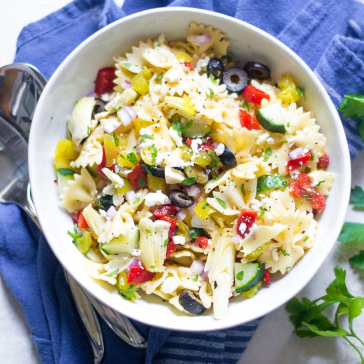 Greek Pasta Salad | Sarcastic Cooking