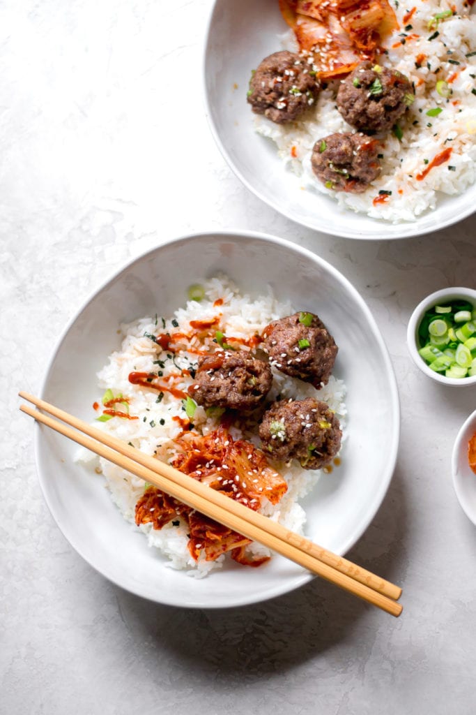 Korean BBQ Inspired Meatballs Sarcastic Cooking