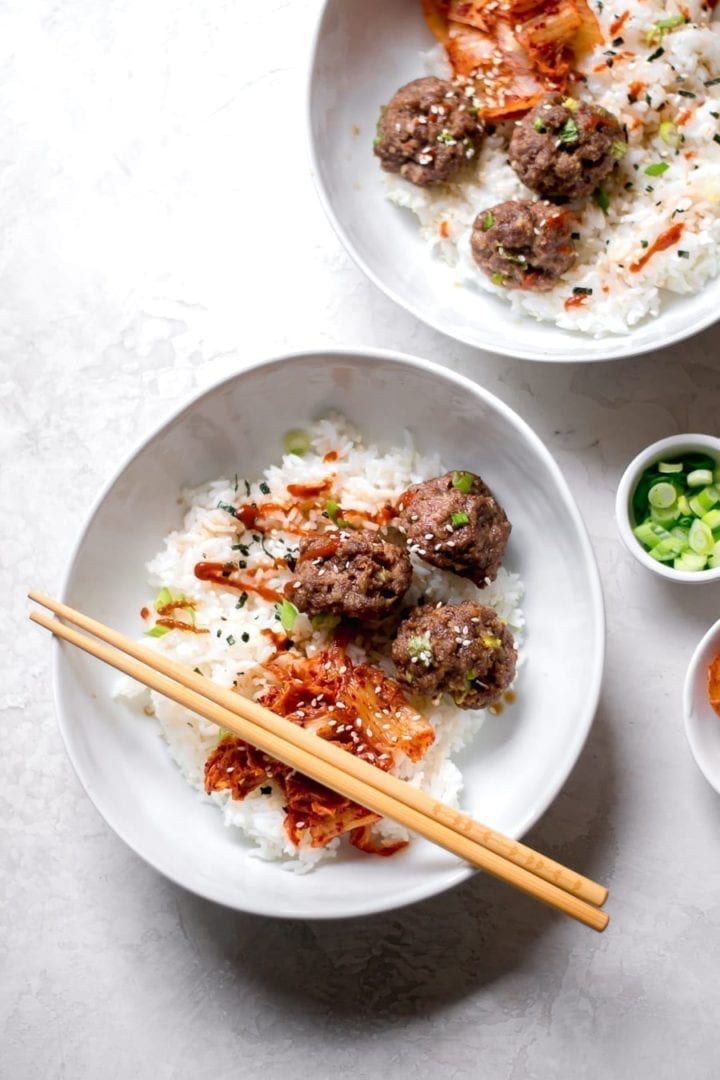 Korean BBQ Inspired Meatballs Sarcastic Cooking