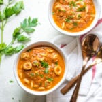 Tomato Bisque with Noodles
