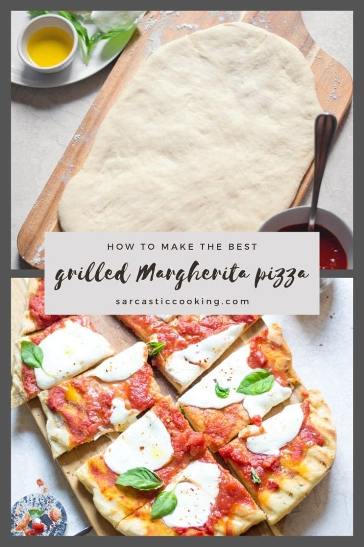 The Best Grilled Margherita Pizza - on the gas grill | Sarcastic Cooking