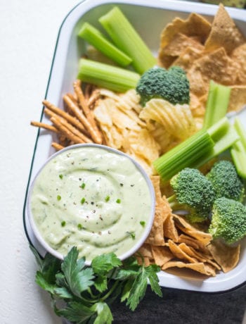 Fresh & Easy Avocado Ranch Dip | Sarcastic Cooking