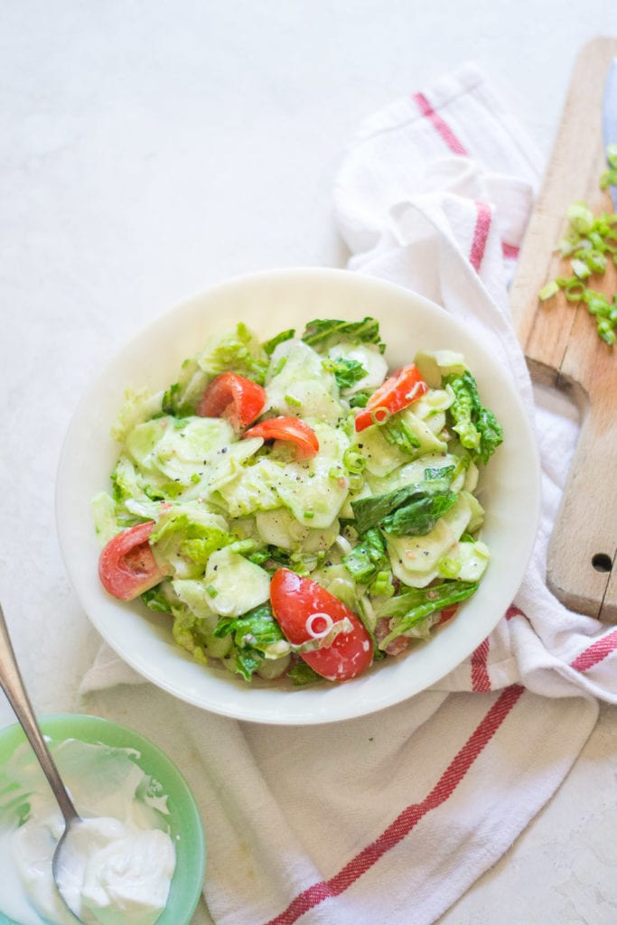 Cucumber & Sour Cream Salad Sarcastic Cooking