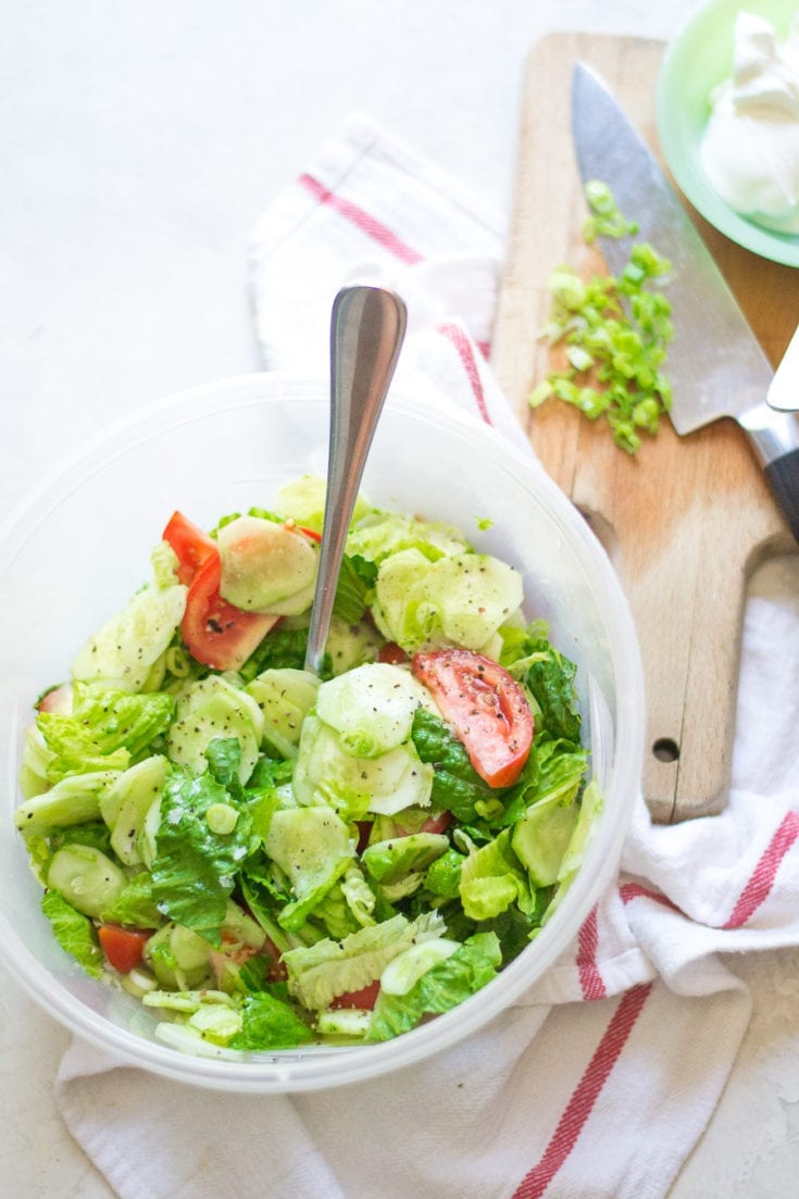 Cucumber & Sour Cream Salad Sarcastic Cooking