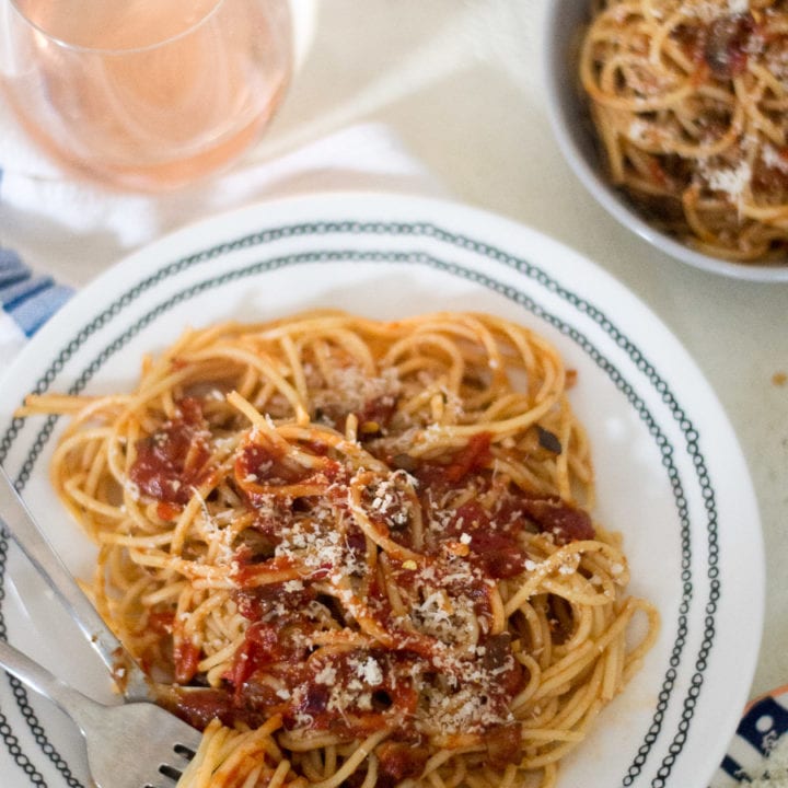 Easy Mushroom Bolognese | Sarcastic Cooking