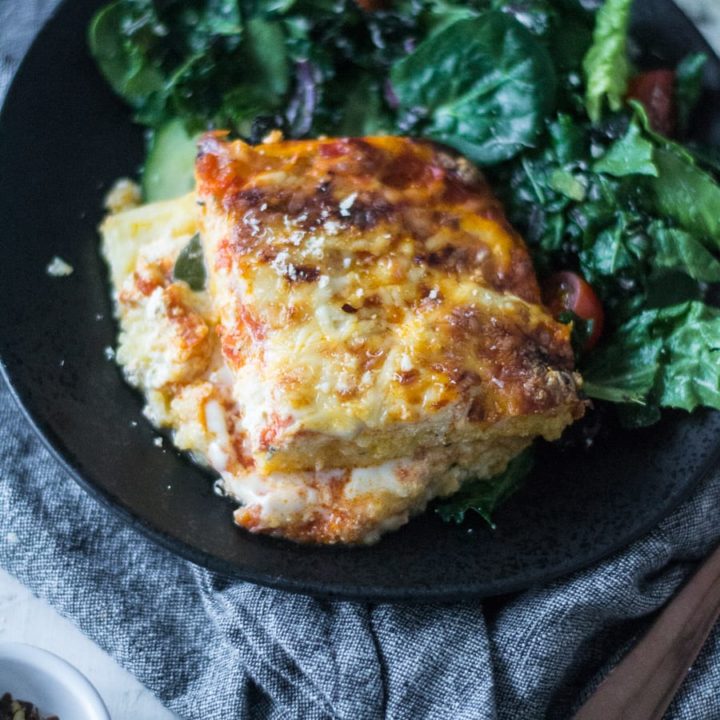 Gluten Free Polenta Lasagna | Sarcastic Cooking