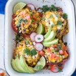Black Bean and Quinoa Stuffed Peppers