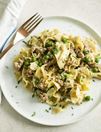 Turkey Burger Helper with Peas for the Instant Pot | Sarcastic Cooking