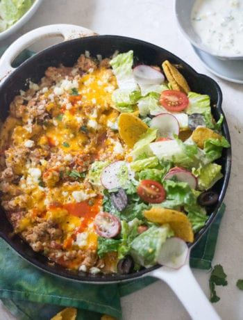 Turkey Walking Taco Skillet Bake | Sarcastic Cooking