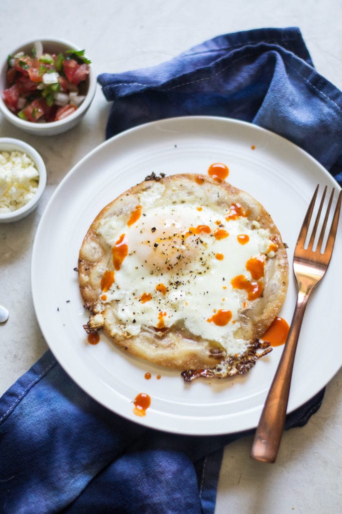 Easy Fried Egg Tortilla - Sarcastic Cooking