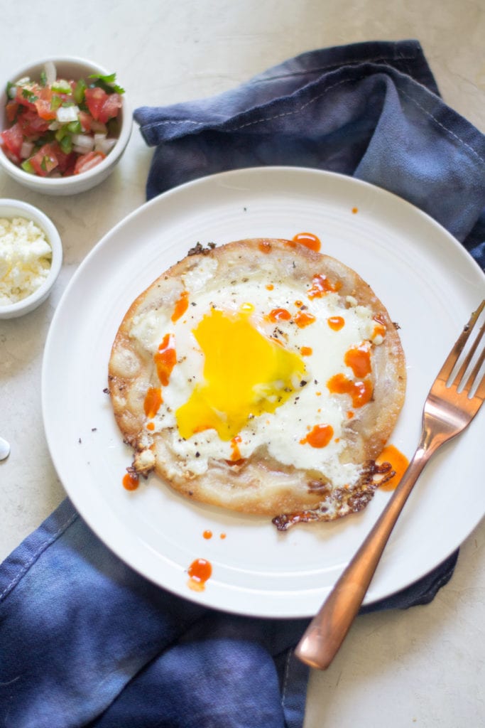 Easy Fried Egg Tortilla - Sarcastic Cooking