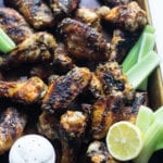 Grilled Lemon Pepper Garlic Parmesan Wings